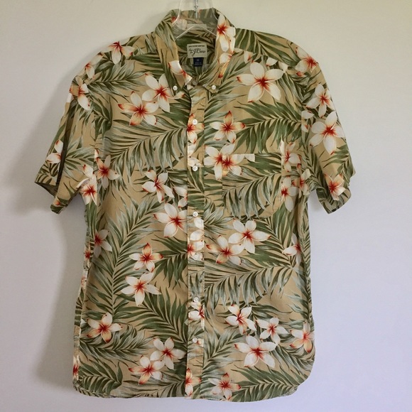 j crew hawaiian shirt